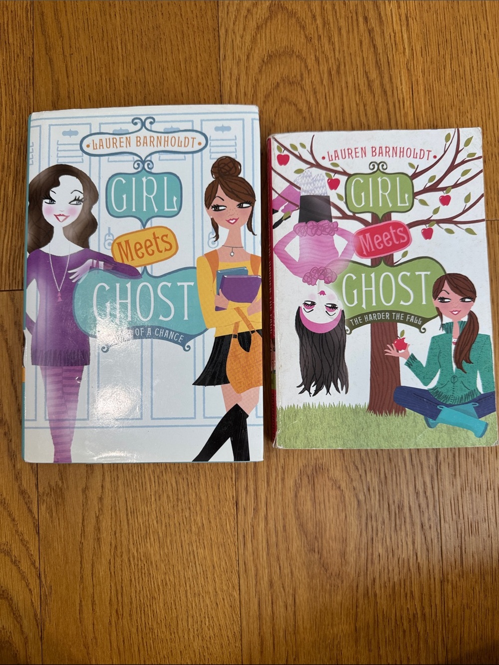Bundle of 2 books- Girl Meets Ghost -book 2 + book 3-Lauren Barnholdt